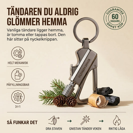 Firestarter™ Bärbar Vattentät Tändare