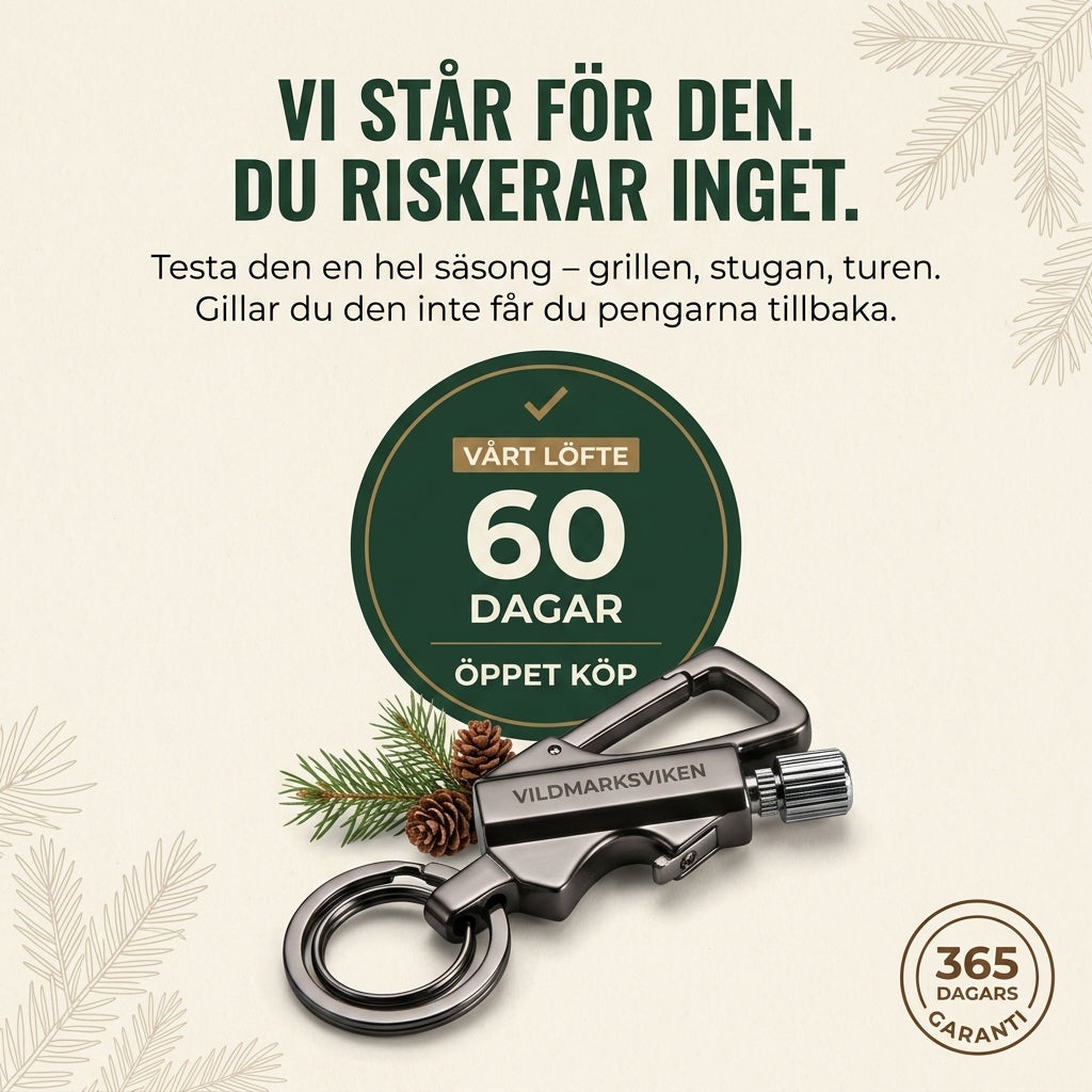 Firestarter™ Bärbar Vattentät Tändare